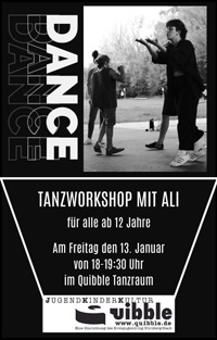 Tanzworkshop mit ALII im Quibble,  Nürnberg